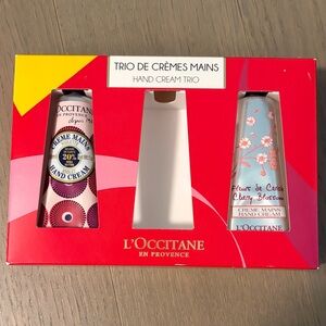 L'OCCITANE Hand Cream duo: violent & cherry blossom